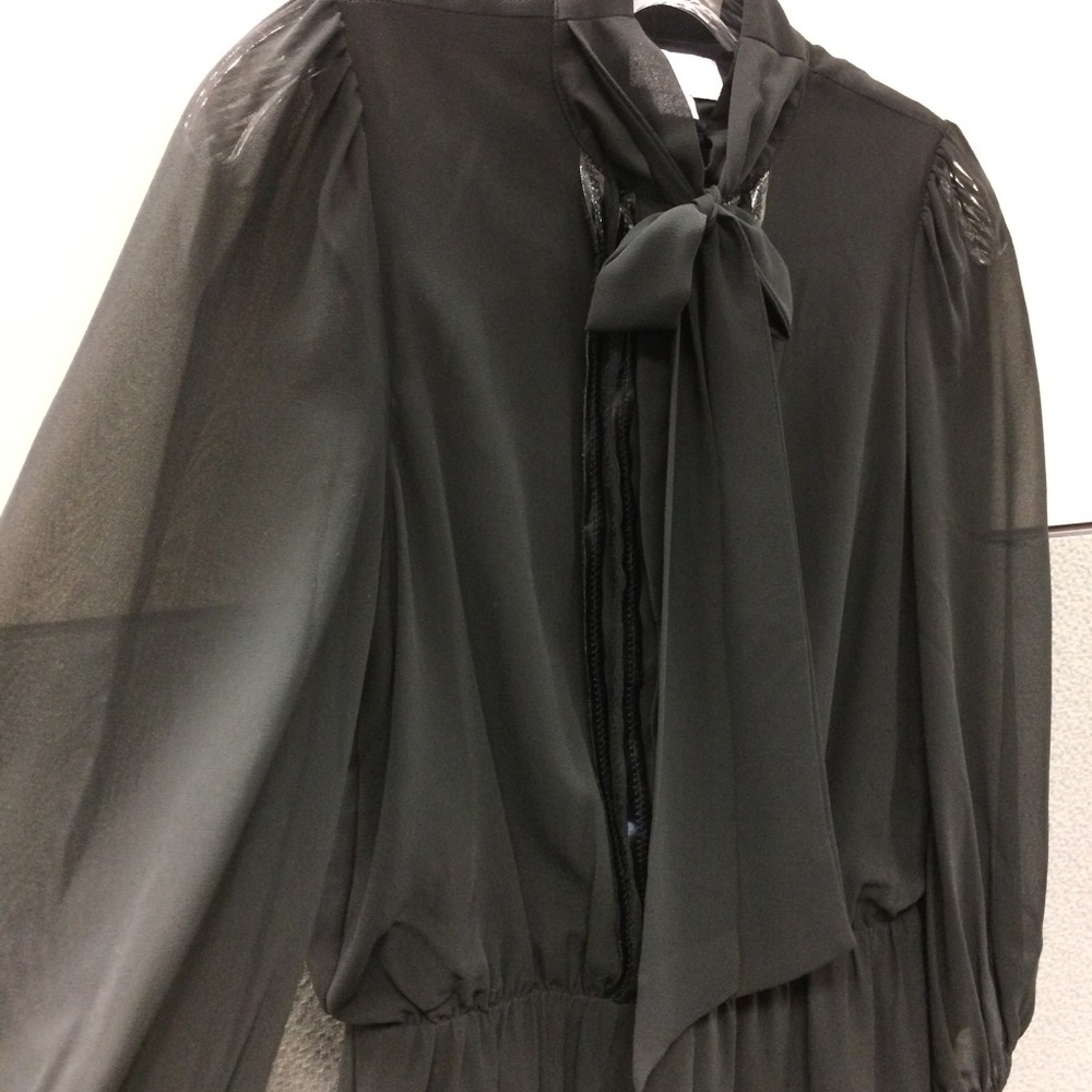 ⚫️ Jessica Simpson ⚫️Sweetheart Black Sheer Dress - Picture 3 of 8